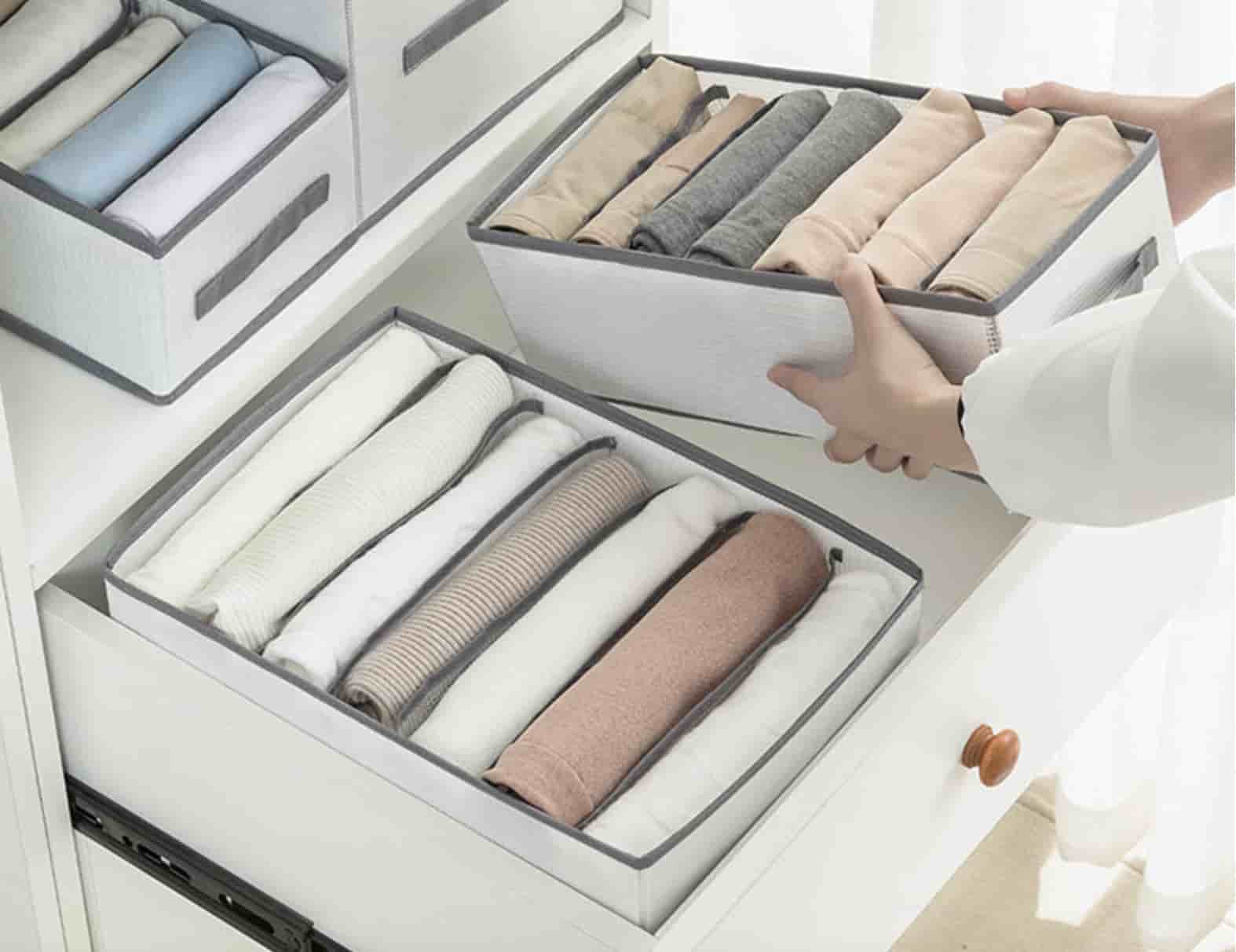 تصویر 3 از باکس نظم‌ دهنده پارچه‌ ای تاشو با نصب و استفاده آسان